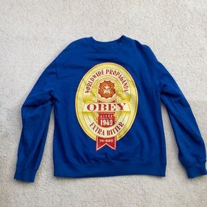 Vintage Blue Obey Sweater